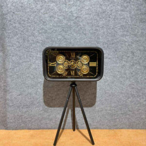 Vintage Spotlight Tripod Table Clock (E319) (E319)