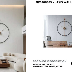 Axis Geometric Wall Clock (NW-100059) (NW-100059)