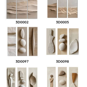 Linen Curve Textured Wall Art (Set of 2) (NWA-20211) (NWA-20211)