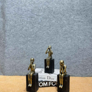 Candlestick / Pillar Set (Black - Set of 3) (PR 6868 BLACK) (PR 6868 BLACK)